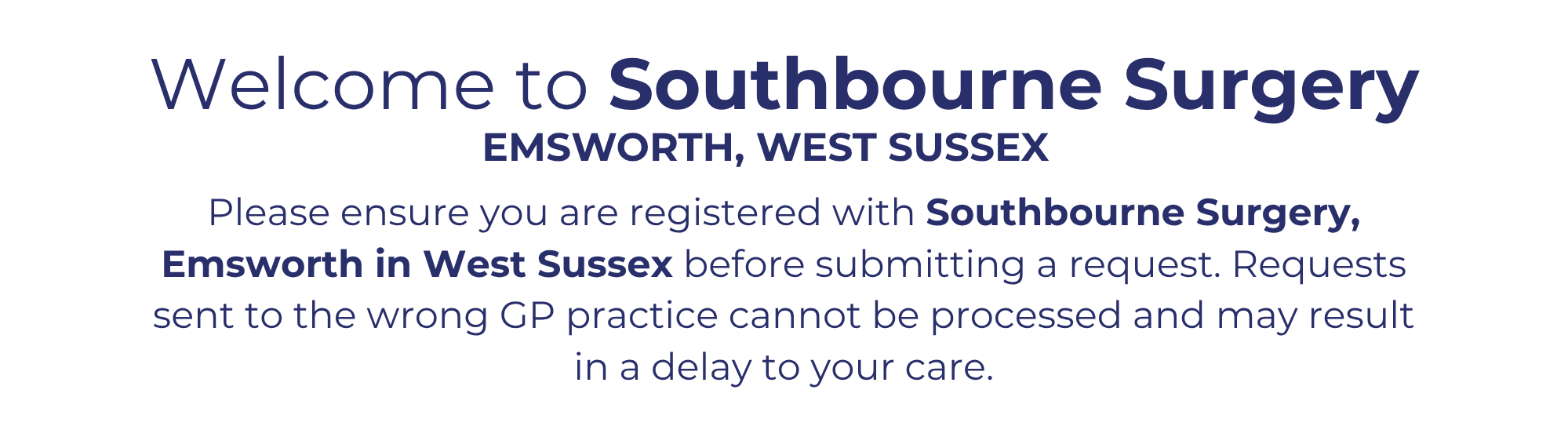 SOUTHBOURNE SURGERY