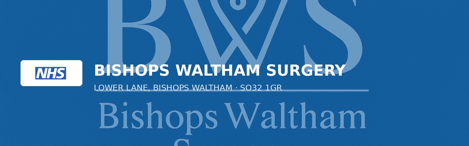 BISHOPS WALTHAM SURGERY