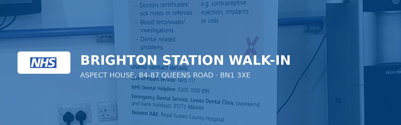 BRIGHTON STATION WALK-IN