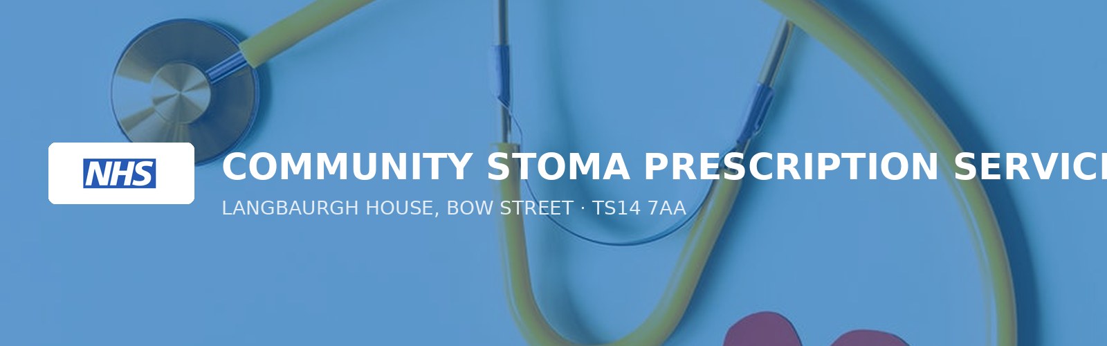 COMMUNITY STOMA PRESCRIPTION SERVICE