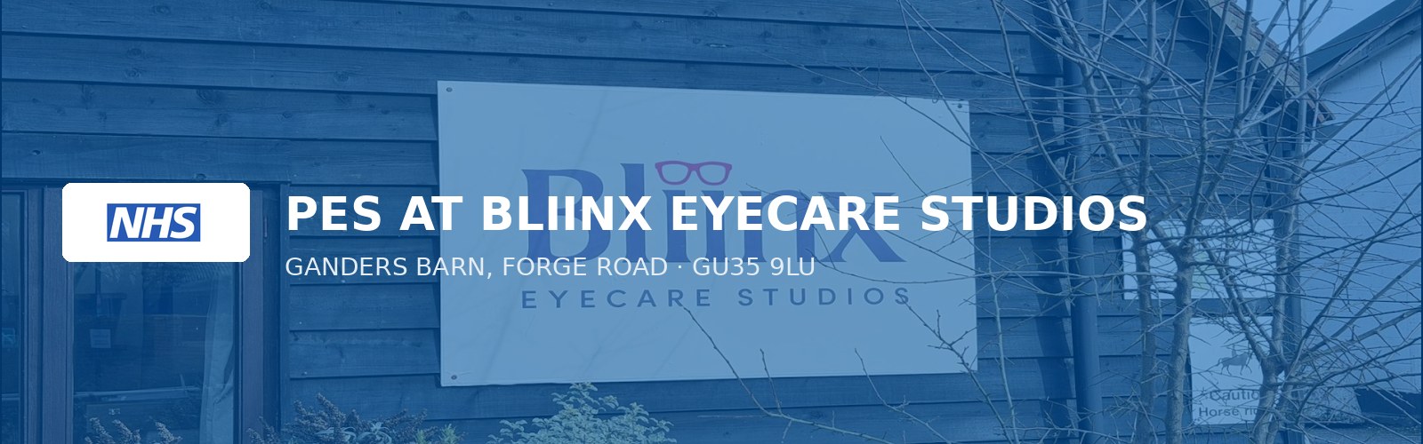 PES AT BLIINX EYECARE STUDIOS