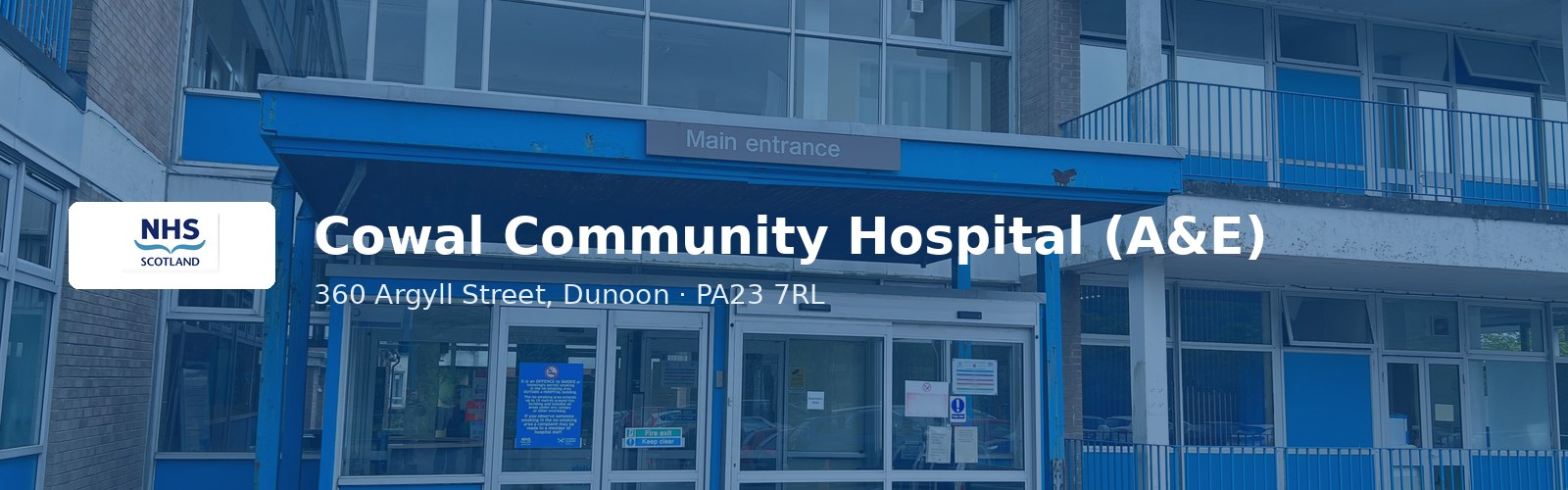 Cowal Community Hospital (A&E)